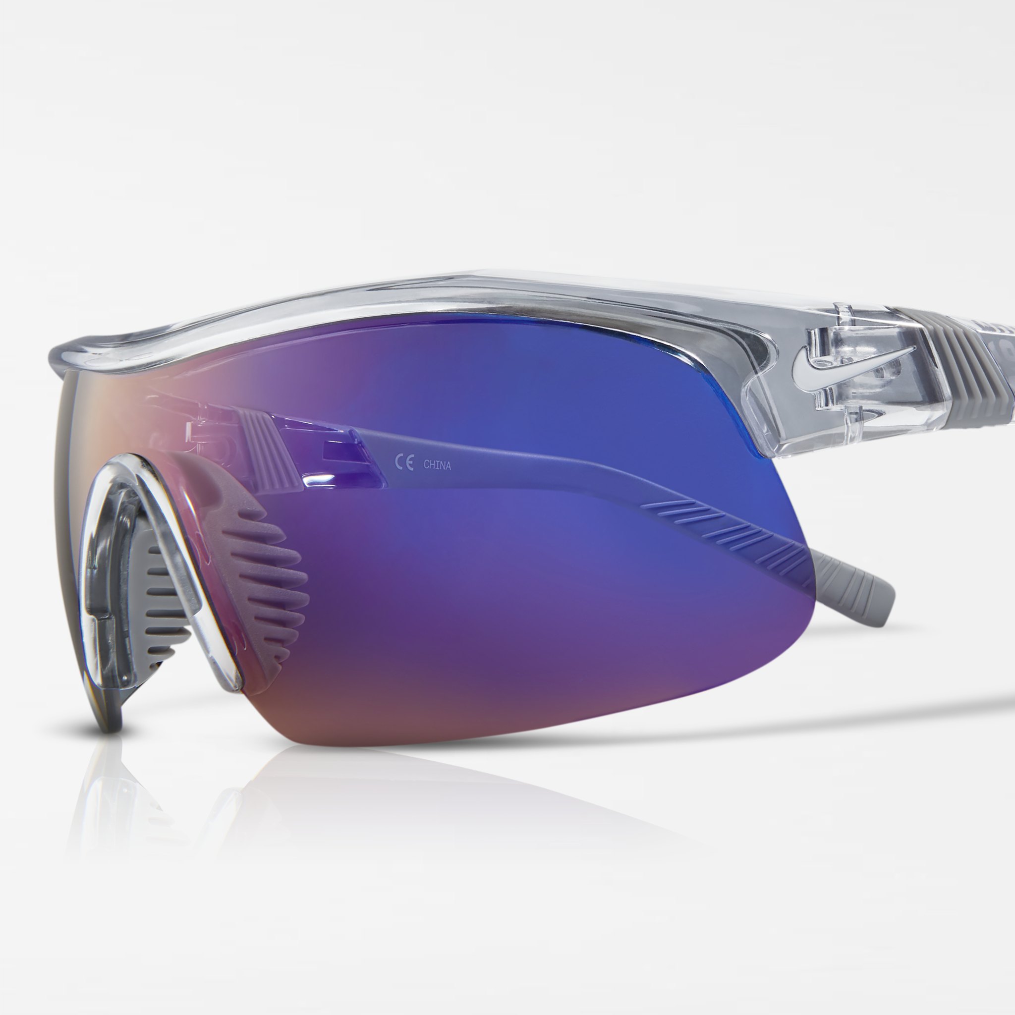 Nike 4004881/GB Sonnenbrille Show X1 - Grau / Blau Nike 4004881/GB Sonnenbrille Show X1 - Grau / Blau